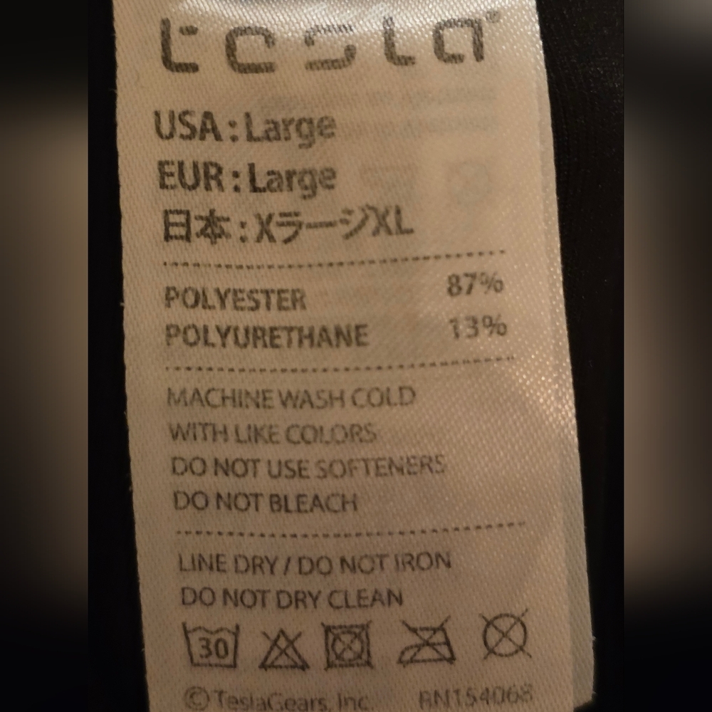 Tesla Womens Classic Black Leggings (Size Large)‎ - Picture 10 of 14